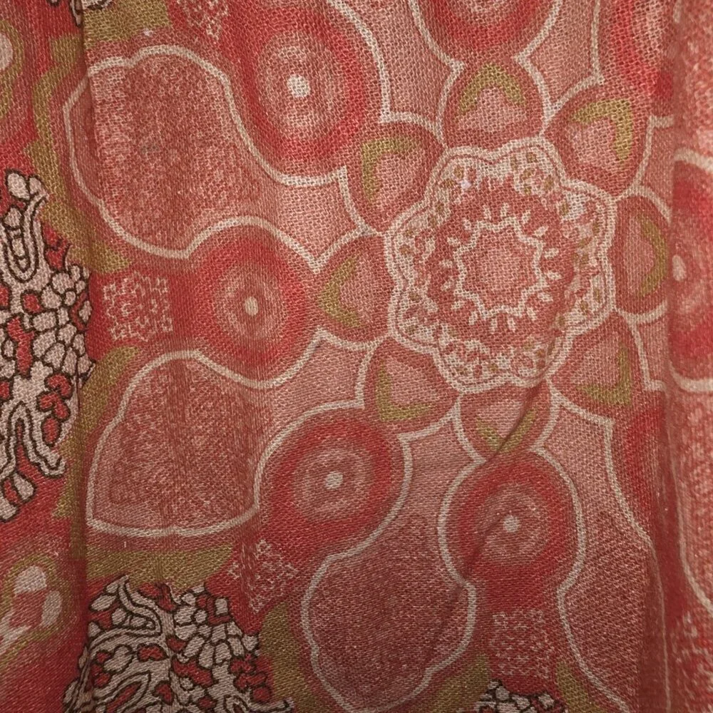 House of Harlow 1960 Linen Blend Paisley Maxi Skirt XS | Boho Festival - Picture 13 of 15